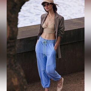 NWOT Free People Gimme More Jogger in Blue  Size: S